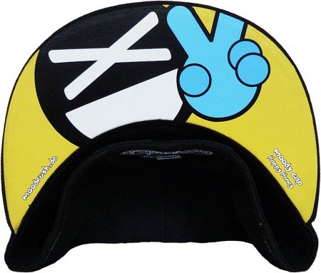 Moody Smiley Cap Unterseite bestickt und nicht bedruckt!
