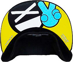 Moody Smiley Cap - Bedrucktes Motiv Unterseite
