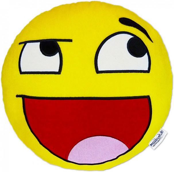 OReally Oli Smiley Kuschelkissen Stimmung