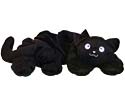 Black Long Cat Schal Kitty Pussy Tacgnol Kissen Pl�sch Plush