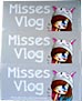 MissesVlog Sticker Kelly Kommentiert Kommentare Aufkleber YouTube Shop Katze M�tze Ohren
