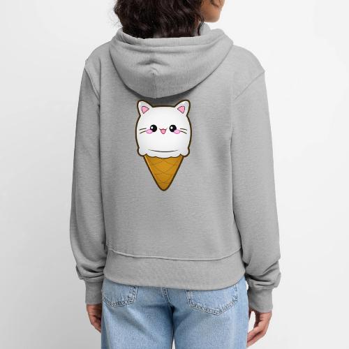 Ice Cream Cat Eiscreme Eis Katze Vanille Eiskugel