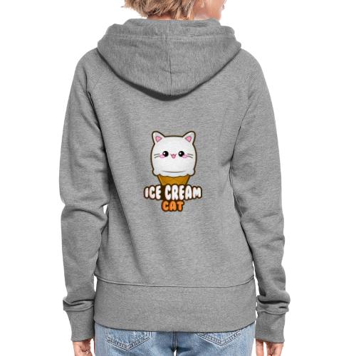 Ice Cream Cat Eiscreme Eis Katze Vanille Eiskugel