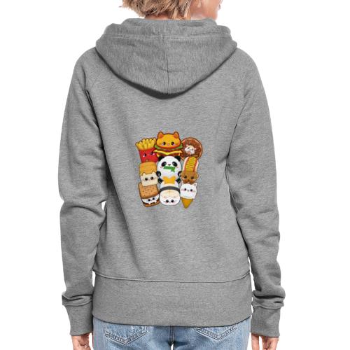 moodrush Design Kawaii Cat Fast Food Print