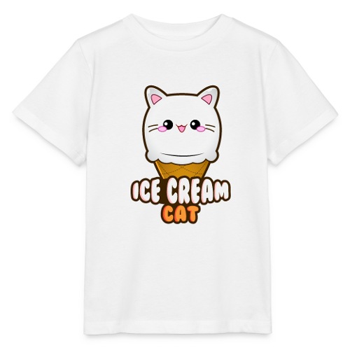 Ice Cream Cat Eiscreme Eis Katze Vanille Eiskugel