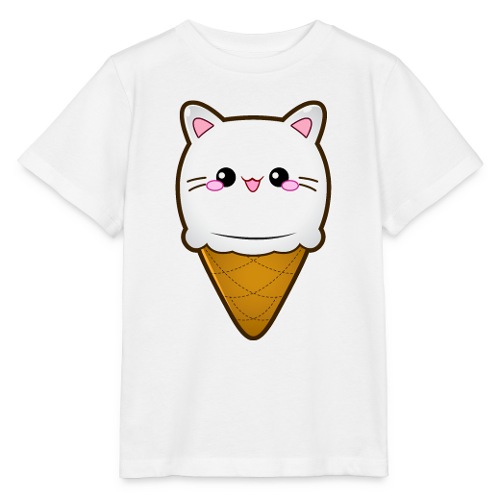 Ice Cream Cat Eiscreme Eis Katze Vanille Eiskugel