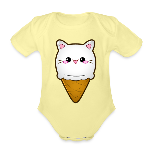 Ice Cream Cat Eiscreme Eis Katze Vanille Eiskugel