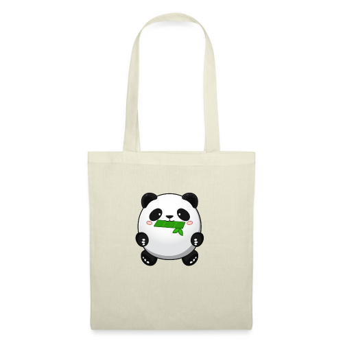 Fat Panda mit Bambus - Pandabär Cute Kawaii Bär