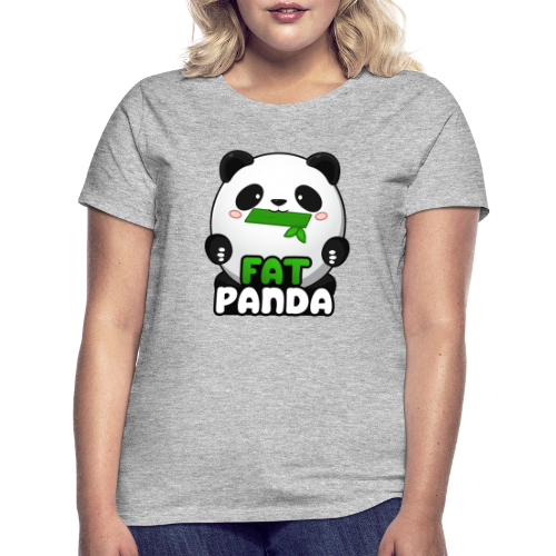 Fat Panda mit Bambus - Pandabär Cute Kawaii ^_^