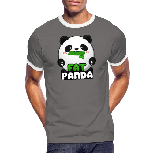 Fat Panda mit Bambus - Pandabär Cute Kawaii ^_^