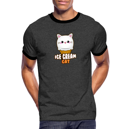 Ice Cream Cat Eiscreme Eis Katze Vanille Eiskugel