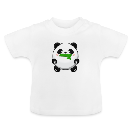 Fat Panda mit Bambus - Pandabär Cute Kawaii Bär