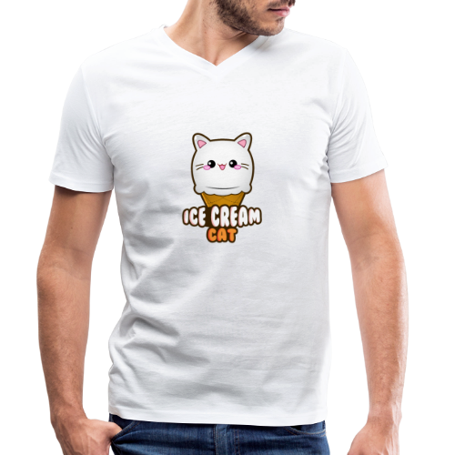 Ice Cream Cat Eiscreme Eis Katze Vanille Eiskugel