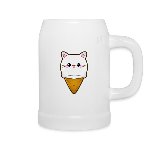 Ice Cream Cat Eiscreme Eis Katze Vanille Eiskugel