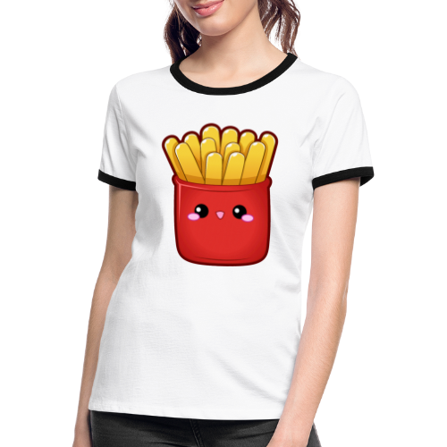 Pommes Fritten Frites Fast Food Gesicht Fries USA