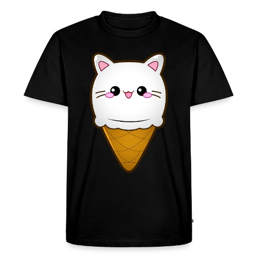 Ice Cream Cat Eiscreme Eis Katze Vanille Eiskugel