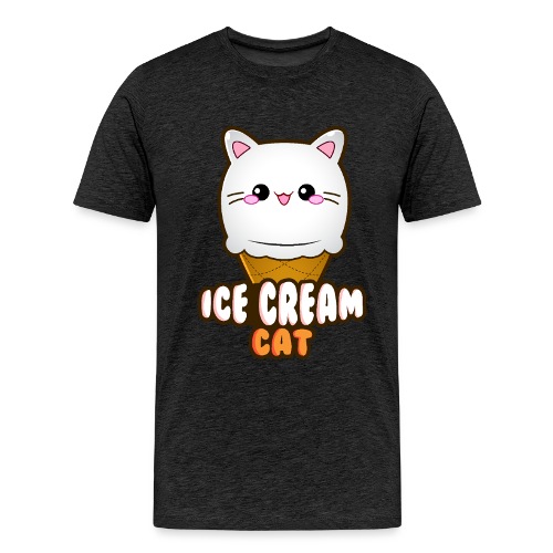 Ice Cream Cat Eiscreme Eis Katze Vanille Eiskugel