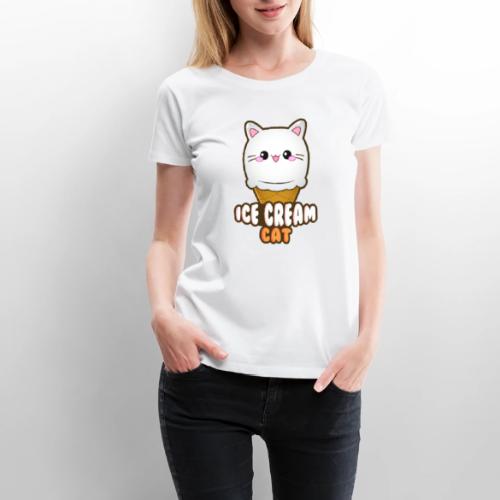 Ice Cream Cat Eiscreme Eis Katze Vanille Eiskugel