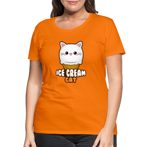 Ice Cream Cat Eiscreme Eis Katze Vanille Eiskugel