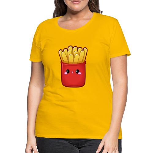 Pommes Fritten Frites Fast Food Gesicht Fries USA