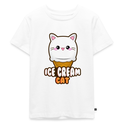 Ice Cream Cat Eiscreme Eis Katze Vanille Eiskugel