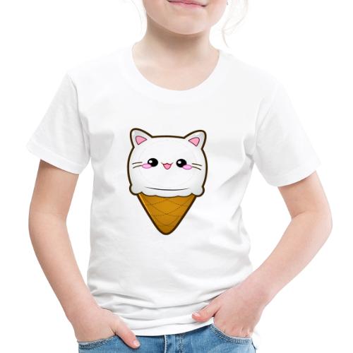 Ice Cream Cat Eiscreme Eis Katze Vanille Eiskugel