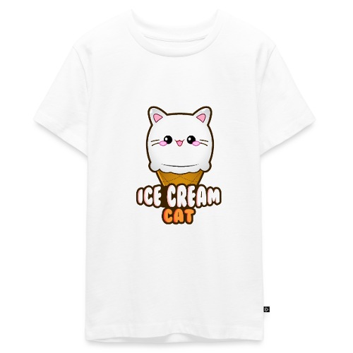 Ice Cream Cat Eiscreme Eis Katze Vanille Eiskugel