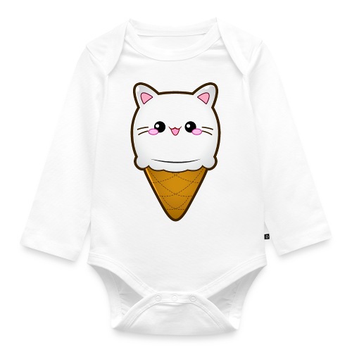 Ice Cream Cat Eiscreme Eis Katze Vanille Eiskugel