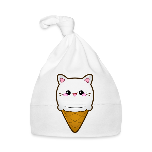 Ice Cream Cat Eiscreme Eis Katze Vanille Eiskugel