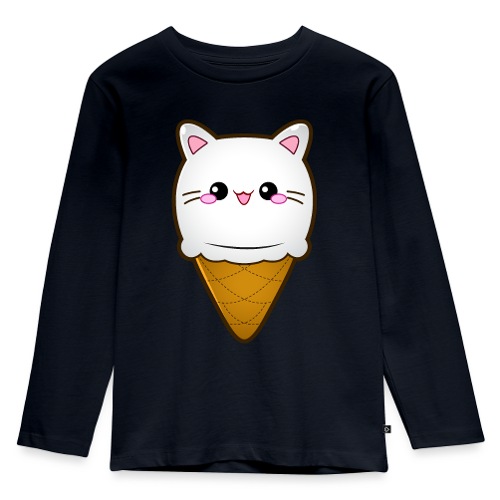 Ice Cream Cat Eiscreme Eis Katze Vanille Eiskugel