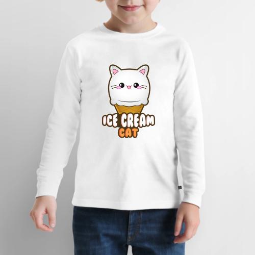 Ice Cream Cat Eiscreme Eis Katze Vanille Eiskugel