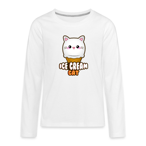 Ice Cream Cat Eiscreme Eis Katze Vanille Eiskugel