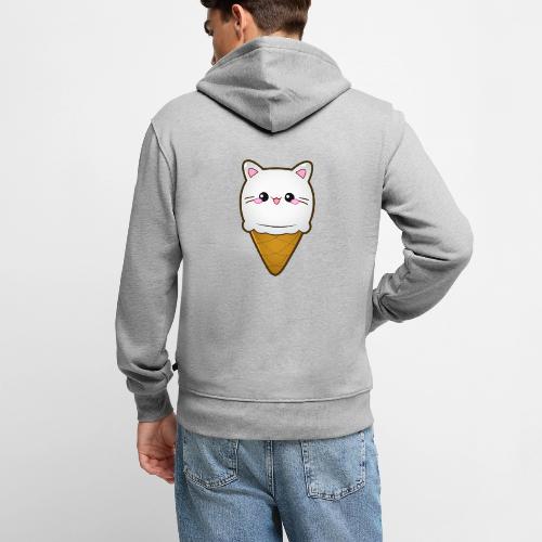 Ice Cream Cat Eiscreme Eis Katze Vanille Eiskugel