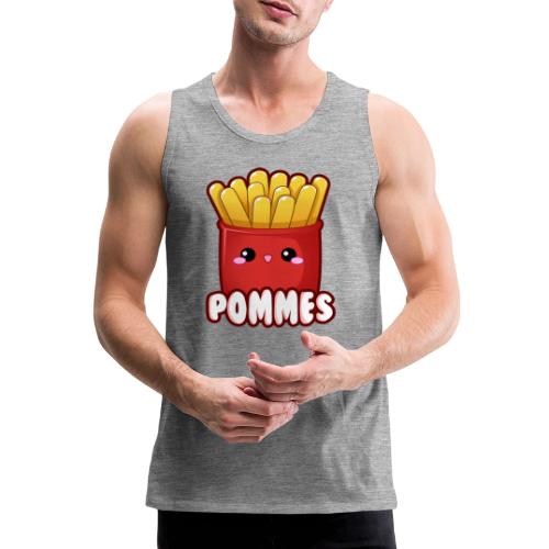 Pommes Fritten Frites Fast Food Emoticon Cute