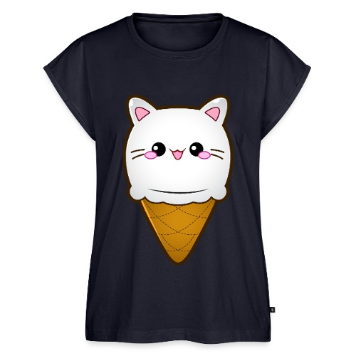 Ice Cream Cat Eiscreme Eis Katze Vanille Eiskugel
