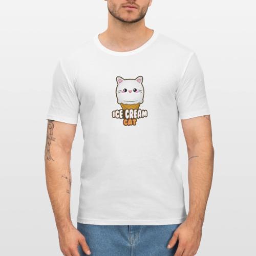 Ice Cream Cat Eiscreme Eis Katze Vanille Eiskugel