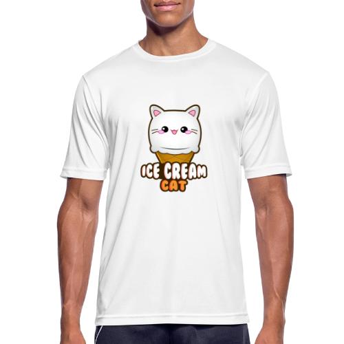 Ice Cream Cat Eiscreme Eis Katze Vanille Eiskugel