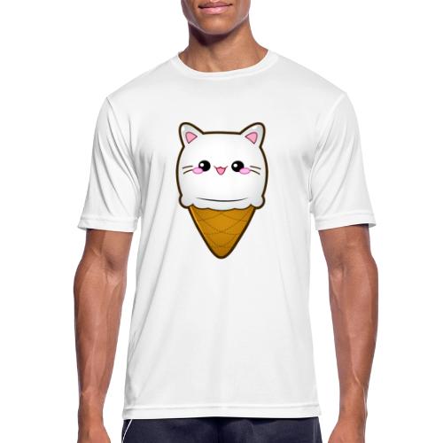 Ice Cream Cat Eiscreme Eis Katze Vanille Eiskugel