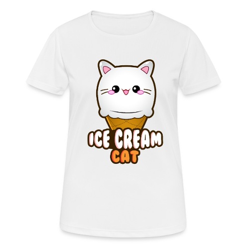 Ice Cream Cat Eiscreme Eis Katze Vanille Eiskugel