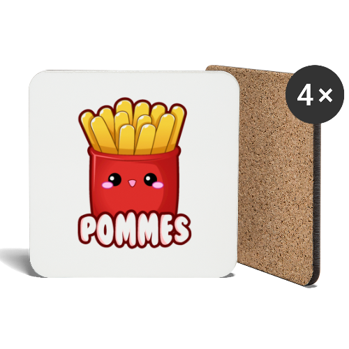 Pommes Fritten Frites Fast Food Emoticon Cute