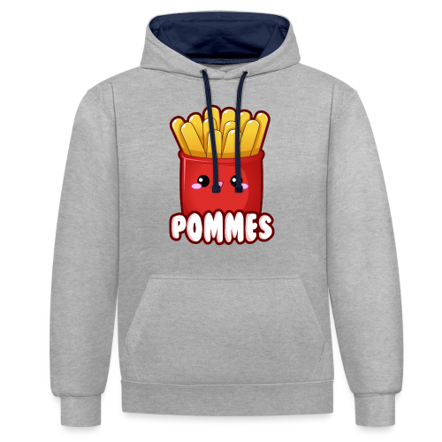 Pommes Fritten Frites Fast Food Emoticon Cute