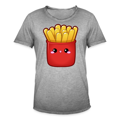 Pommes Fritten Frites Fast Food Gesicht Fries USA