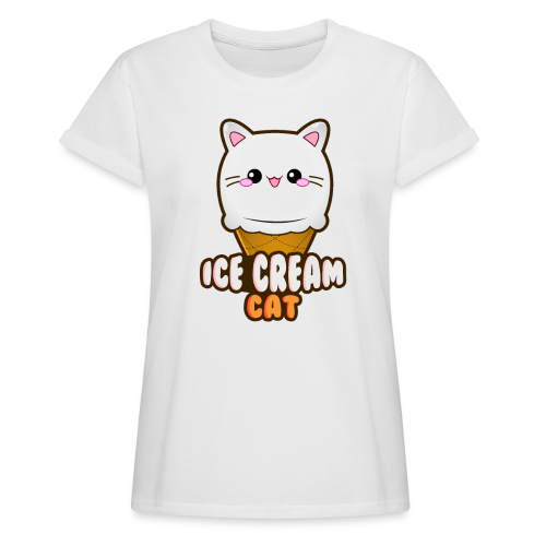 Ice Cream Cat Eiscreme Eis Katze Vanille Eiskugel