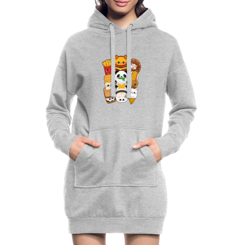 moodrush Design Kawaii Cat Fast Food Print