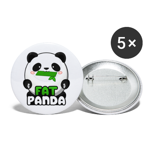 Fat Panda mit Bambus - Pandabär Cute Kawaii ^_^