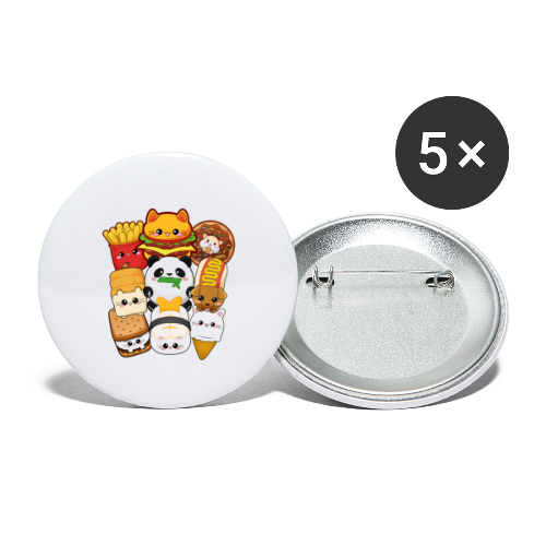 moodrush Design Kawaii Cat Fast Food Print