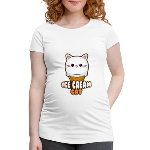 Ice Cream Cat Eiscreme Eis Katze Vanille Eiskugel