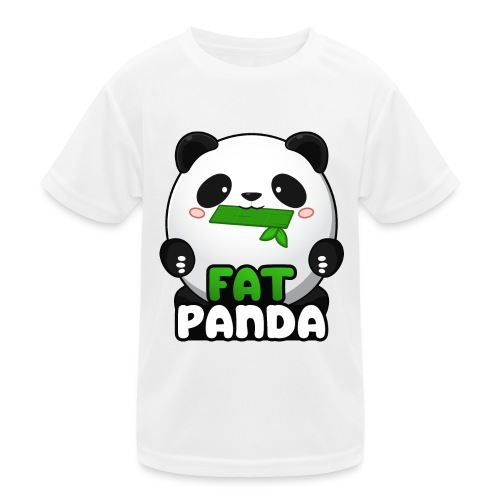 Fat Panda mit Bambus - Pandabär Cute Kawaii ^_^