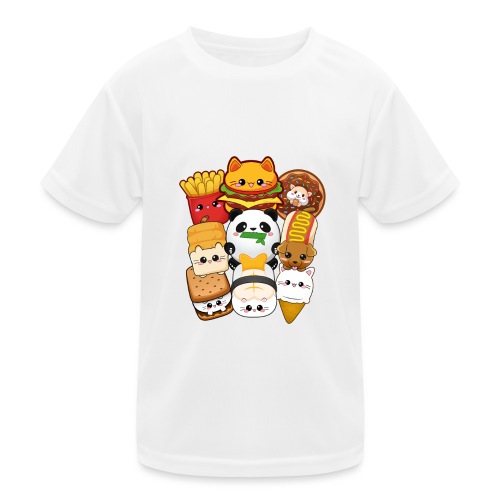 moodrush Design Kawaii Cat Fast Food Print