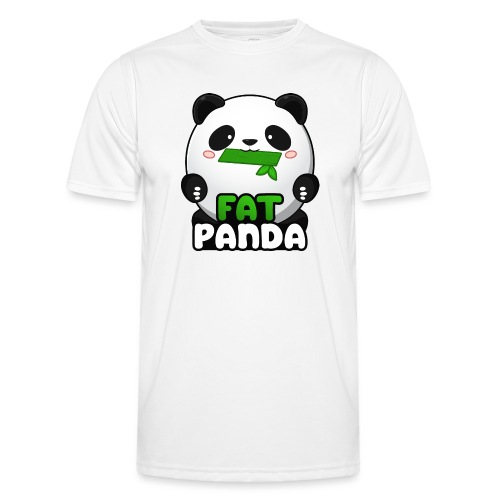 Fat Panda mit Bambus - Pandabär Cute Kawaii ^_^